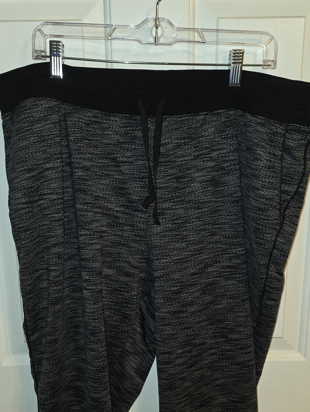 Talbots Black Heather Drawstring Jogger Pants